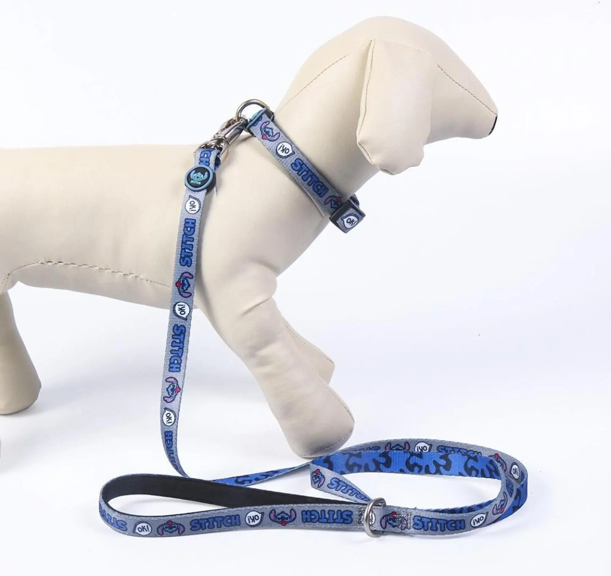 Hundehalsband Stitch – Dunkelblau